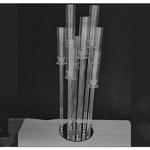 European style single stem acrylic candlestick table centerpiece candle holder for party event wedding decoration sunyu1600