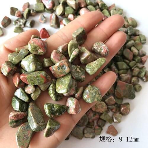 Natural flower and green treasure follow shape flower and green polishing irregular follow shape gravel DIY accessories, fengshu