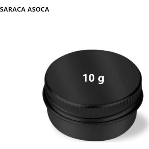 10ml Empty Refillable Aluminum Jars 10g Silver Metal Tin Cosmetic Containers Crafts Packaging Cosmetic Small Aluminum Box 100PCS