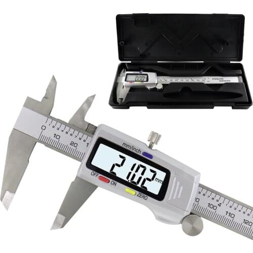 6-Inch 150mm digital calipers Stainless Steel Electronic Digital Vernier Caliper Metal Micrometer Measuring tool CALIPER