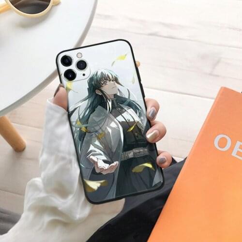 Demon Slayer Anime Manga For IPhone Se 6 6s 7 8 Plus X XR XS 11 12 Mini Pro Max Glass TPU Silicone Phone Case Cover Shell