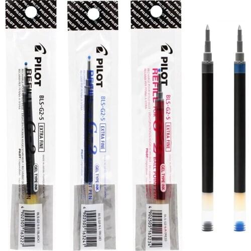 5PCS Japan Gel Pen Refill PILOT BLS-G2-5 Refill for G-2 Gel Pen 0.5mm Signature Pen Refill