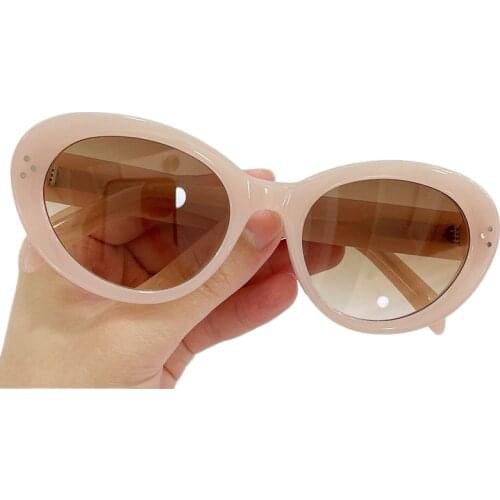Vintage Acetate Women Sunglasses Luxury Brand Designer Classic Small Frame Driving Mirror Eyewear Oculos De Sol Masculino