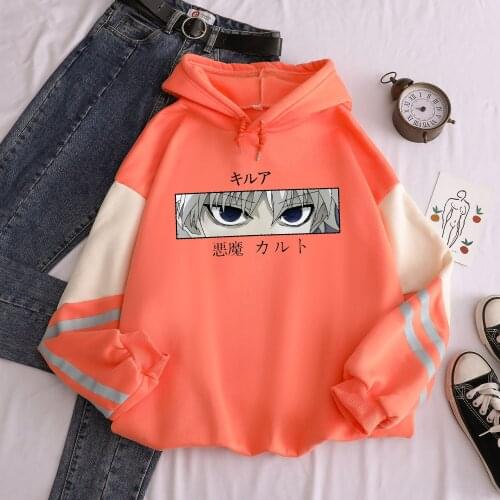 Hunter X Hunter Men Women Hoodies Sweatshirts Killua Zoldyck Hisoka Anime Hoody Clothes Streetwear Harajuku Pullover Regular