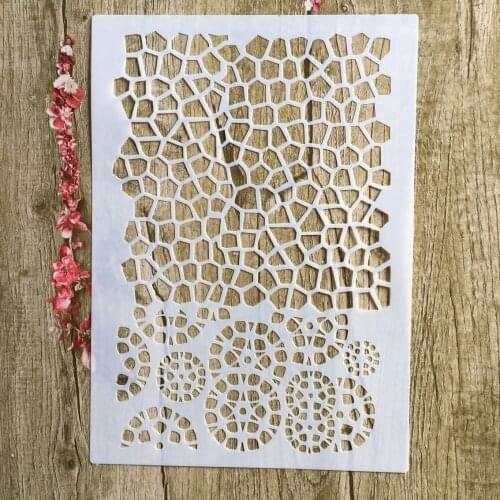 29 * 21cm Irregular round window DIY Stencils Wall Painting Scrapbook Coloring Embossing Album Decorative Paper Card Template