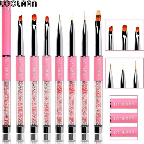 UV Gel Brush Nail Brush Nail Art Liner Painting Brush Cleaning Gel Brushes Nail Acrylic Nail Art Polish Brush Manicure Tools