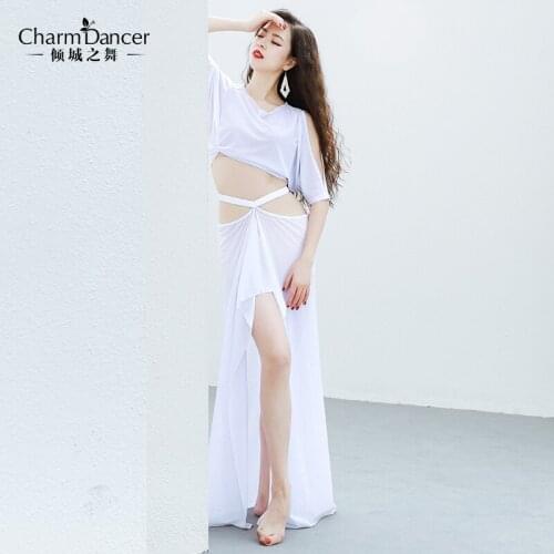 2021 NEW Womens Belly Dance Dance Suit Practice Clothes New Sexy Long Skirt+Top Bellydance Set Suit ZM341