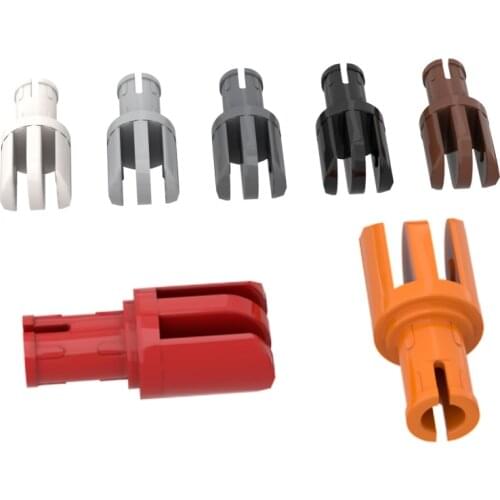 BuildMOC Compatible Assembles Particles 6047 One plug with three joints Building Blocks Parts DIY LOGO Educational gift Toys