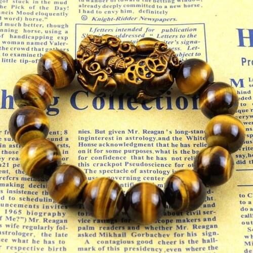 12mm tigers eye pixiu bracelet evil eye jewelry good luck pi yao chinese feng shui jade bracelets tigers eye properties