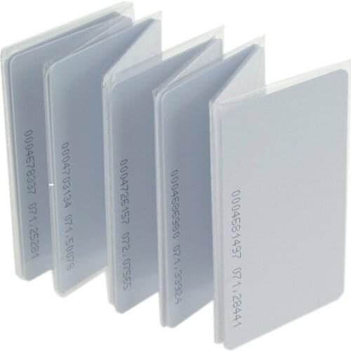 125KHz RFID thick card TK4100 ID smart card Proximity 1.8mm card access control card with high quality