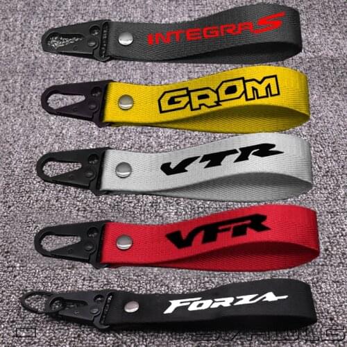 3D Key Holder Chain Collection Keychain For Honda FORZA 300 125 250 GROM MSX125 VTR VFR 800F/X 750 1200X/F Motorcycle Keyring