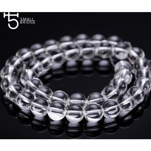 4/6/8/10/12mm Austria Clear Transparent Crystal Beads for jewelry making Diy Bracelet Loose Glass Ball beads wholesale X703