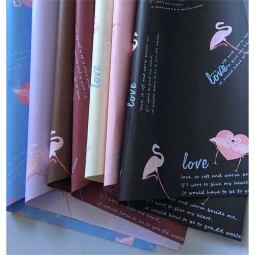 80g Craft Kraft Roll Love Heart Bouquet Wrapping Paper Flower Gift Packaging Tissue Paper
