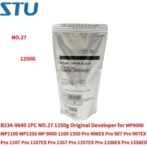 B234-9640 1PC NO.27 1250g Original Developer for Ricoh MP 9000 1100 1350 Pro 1356 1357 1106 1107 907 906 MP9000 MP1350 MP1100