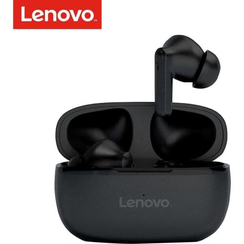Lenovo HT05 True Wireless Stereo BT5.0 Earphones In-Ear Earbuds Touch Control/IPX5 Waterproof/Noise Reduction/Binaural HD Call
