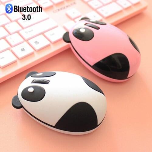 Silent Mouse 2.4G Wireless Charging Mouse Cartoon Cute Panda Optical Cute Mouse Office Home Computer Accessories For Laptop