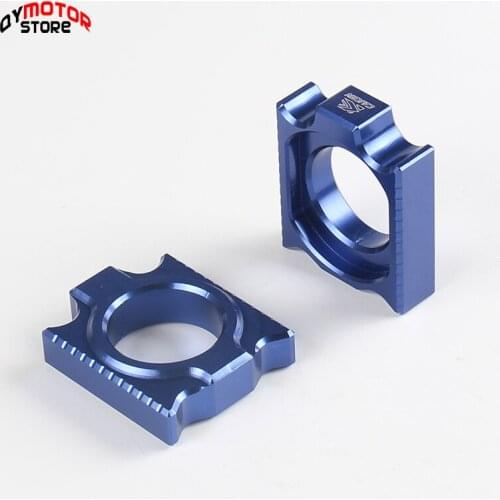 CNC Rear Chain Adjuster Axle Block For YZ250F 12-16 YZ450F 10-16 YZF250 YZF450 Motocross Dirt Bike Off Road Free Shipping