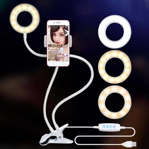 Black Portable Selfie Ring Light Ring Fill Light Live Broadcast Dimmable Universal LED Ring Light Ring Light