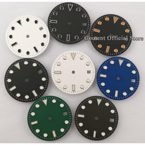 New Goutent 28.5mm Sterile Watch Dial For NH35/NH35A ETA2824/2836 Miyota 8205/8215/821A DG2813/3804 Movement Watch Face