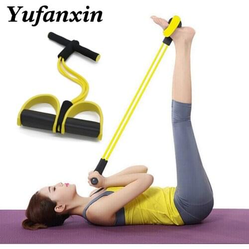 Elastic Pull Ropes Fitness Resistance Band Rope Exercise Equipment for Yoga Pilates Workout Latex Tube Pull Rope Home Gym Sport