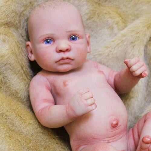 Mini bebe reborn 26cm full silicone body reborn baby girl doll detailed paint Exquisite collection newborn dolls gift