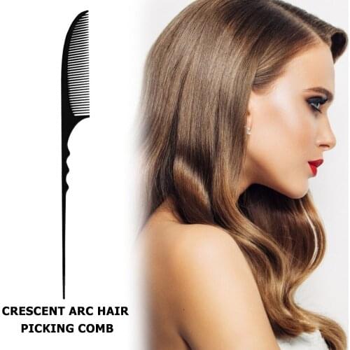 Fine-tooth Plastic Pin Anti-static Rat Tail Comb Hairdressers Hair Styling Tool Hair Brushes Girls Ponytail Comb