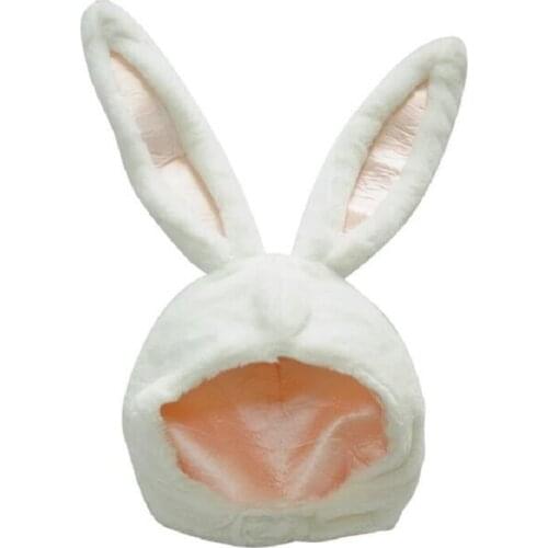Cute Rabbit Ear Hat Funny Party Costume Earflap Cap Head Warmer Photo Props Cosplay Rabbit Props Girls Gifts