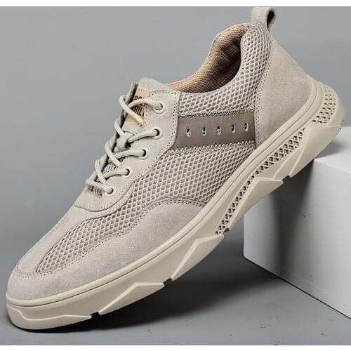 Men Shoes Low-top Board Shoes Breathable Casual Shoes Lace-up Sports Shoes Lightweight Travel Shoes Stitching Platform Shoes