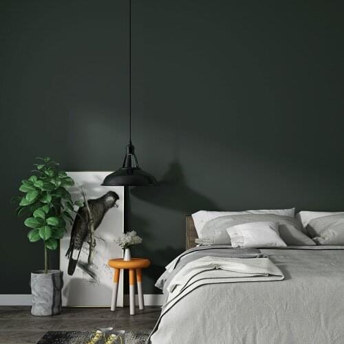 Wallpaper dark wallpaper retro Nordic high grade grey dark grey solid solid color modern simple grey wallpaper