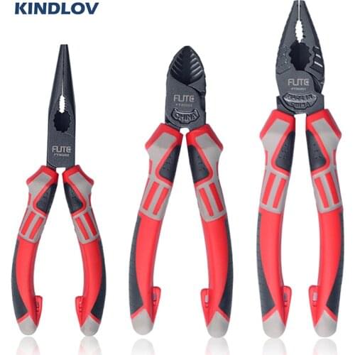 KINDLOV Pliers Industrial Wire Cutter Precision Crimping Multitool Wire Stripping Long Nose Diagonal Pliers Repair Hand Tools