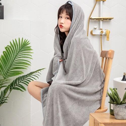 Bath Towel Large for Woman Microfiber Towel White Shower Towels Rapid Drying Towel for Bath Home Bathing Tools Towels for Adult