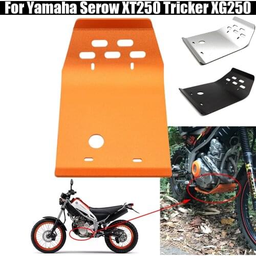 For Yamaha Tricker XG250 XG 250 Serow XT250 XT Motorcycle Skid Plate Engine Guard Chassis Protection Cover Belly Pan Protector