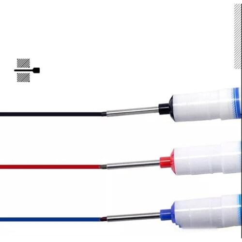 Compatible with SM906 Long Tip Marker Pen Woodworking Hardware Bathroom Black Deep Hole 20mm Multipurpose Marker Pen