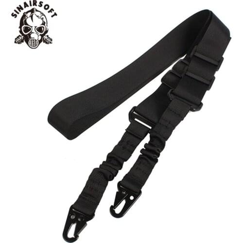 Tactical 2 Point Gun Sling Shoulder Strap Outdoor Rifle Sling With QD Metal Buckle Shotgun Gun Belt Hunting Gun Accessories