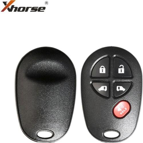 XHORSE XKTO08EN Wire Universal Remote Key 5 Buttons for VVDI Key Tool English Version 5pcs/lot
