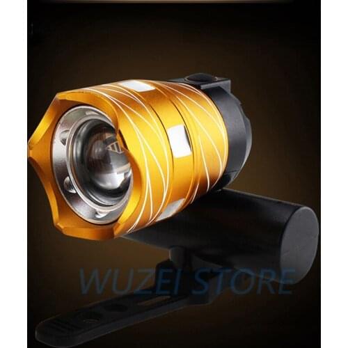 Bicycle light USB T6 Rechargeable Adjustable cycling Light 3000mA Battery Front Bike Headlight Lamp LED