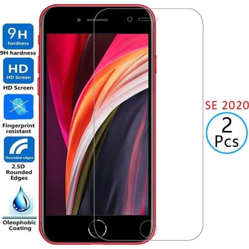 Protective tempered glass for iphone se 2020 screen protector on i phone s e es 2 se2020 se2 safety film aphone aiphone iphon 9h