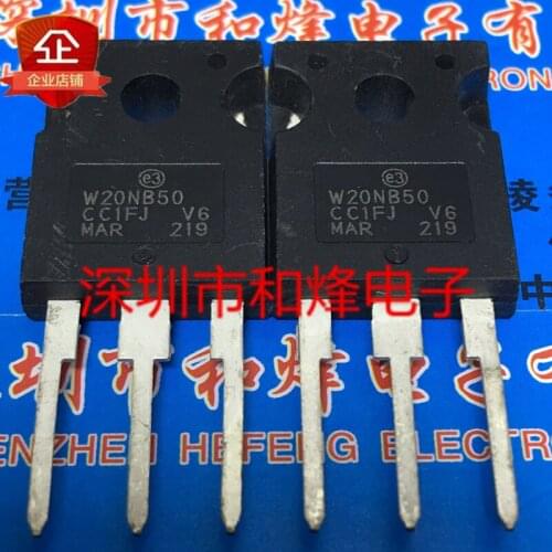 10PCS STW20NB50 W20NB50 TO-247 500V 20A 100% New&original