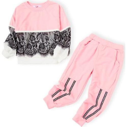Summer 2021 Spring Girls Clothes Set Kids Clothes Girls T-Shirt+Pants Children Sport Suit For Girls Clothing Set 3 4 5 6 7 Year