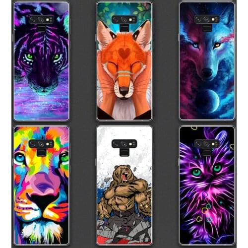 6.4" Cover For Samsung Note 9 case TPU soft silicone phone case For Samsung Galaxy Note9 Note 9 N960F case coque funda floral