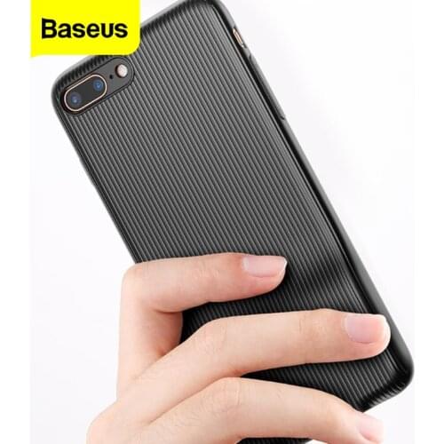 Baseus Audio Case For iPhone X 8 7 Plus Earphone Headphone Adapter Splitters Aux Cover Case For iPhone 8plus 7plus Coque Fundas