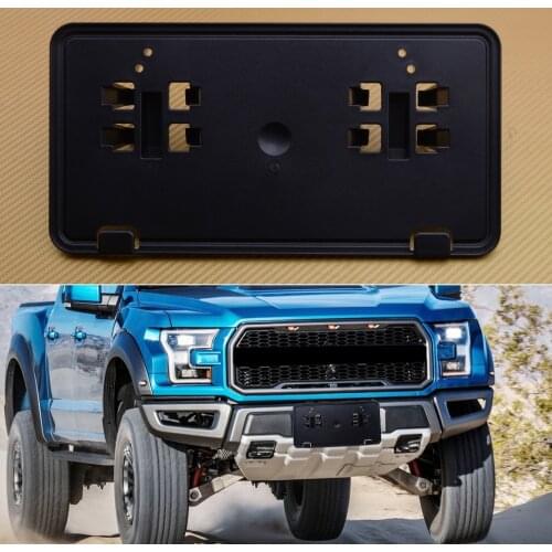 Beler JL3Z-17A385-BA Front Bumper License Plate Mounting Bracket Holder Frame Fit for Ford F150 2018 2019 2020