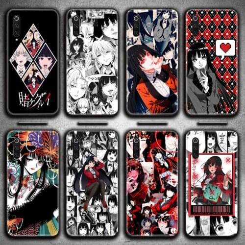 Japanese Anime Kakegurui Jabami Yumeko Phone Case for Xiaomi Mi Note 10 Lite Mi 9T Pro xiaomi 10 10 CC9 Pro