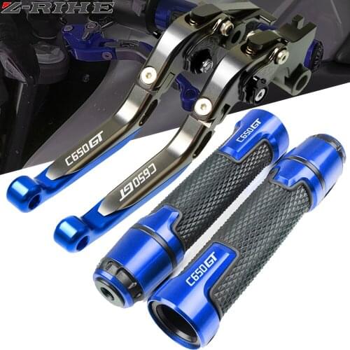 For BMW C650GT C 650 GT 2011 2012 2013 2014 2015 2016 2017 CNC Motor Scooter knobs Anti-Skid Handle Grips Brake Clutch Levers