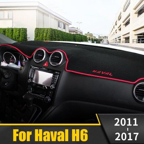 For Haval H6 2011-2017 Car Dashboard Cover Mat Sun Shade Avoid Light Pad Instrument Panel Carpets Protector Anti-UV Accessories