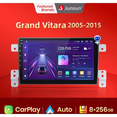 Junsun V1 2G+32G Android 10.0 For Suzuki Grand Vitara 3 2005 -2015 Car Radio Multimedia Video Player Navigation GPS 2 din dvd