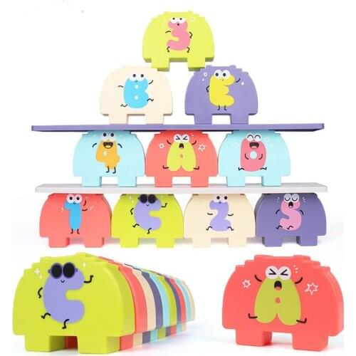 Large Particle Baby Balance Stacking Blocks Building Blocks Insert Childrens Assembly Puzzle Early Education Childrens Toys