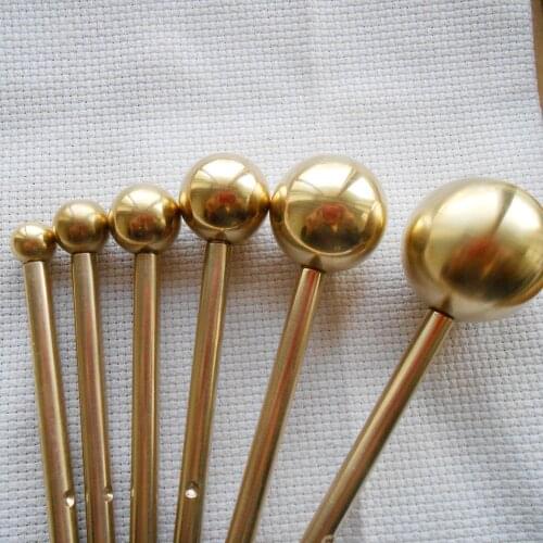 Cloth Fabric Flower Making round ball heads, 6 pcs ball heads for fabric flower maker set