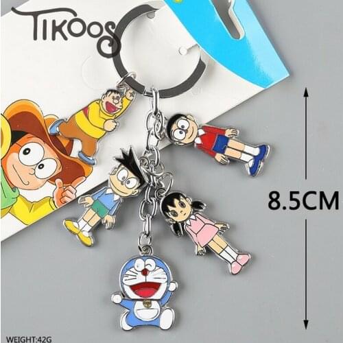 Doraemon Dorami Nobita Nobi Minamoto Shizuka Konta Takeshi Honekawa Suneo metal pendant alloy fashion key chain keyring