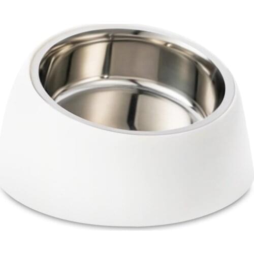 Dog Bowls Stainless Steel Pet Bowls With Rubber Base Non-Slip Feeding Dish For Dogs Cats
